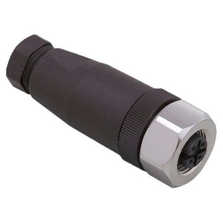 Wireable M12 connector MPN:E18164