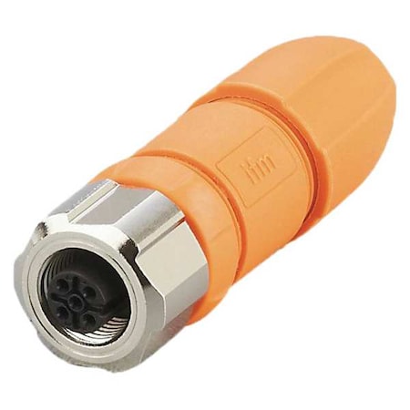 Wireable M12 connector MPN:EVC814