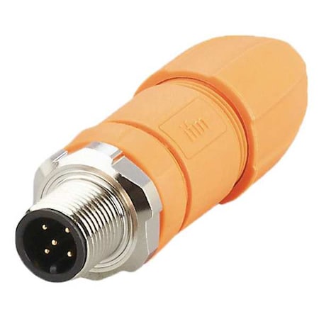 Wireable M12 connector MPN:EVC816