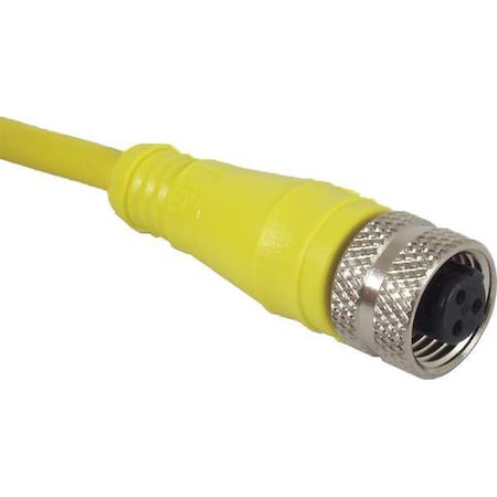 Cordset, 3 Pin, Receptacle, Female MPN:E18213