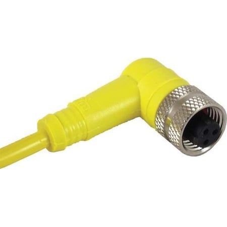 Cordset, 3 Pin, Receptacle, Female MPN:E18214