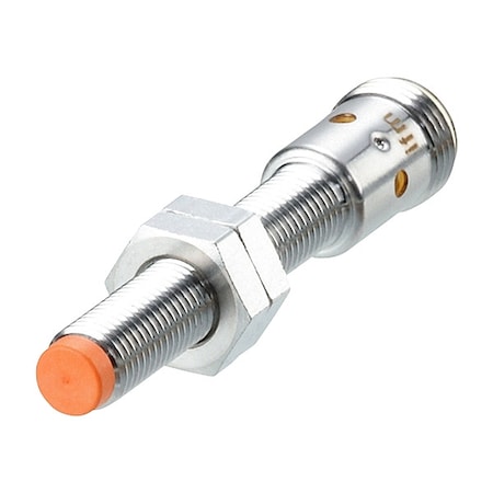 Cylindrical, Inductive Proximity Sensor, 8 mm Dia., Brass, M12, 3 Wires, Unshielded MPN:IE5288