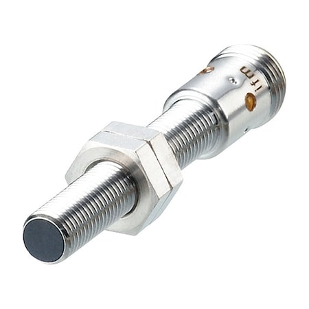 Cylindrical, Inductive Proximity Sensor, 8 mm Dia., Brass, M12, 3 Wires, Shielded MPN:IE5312
