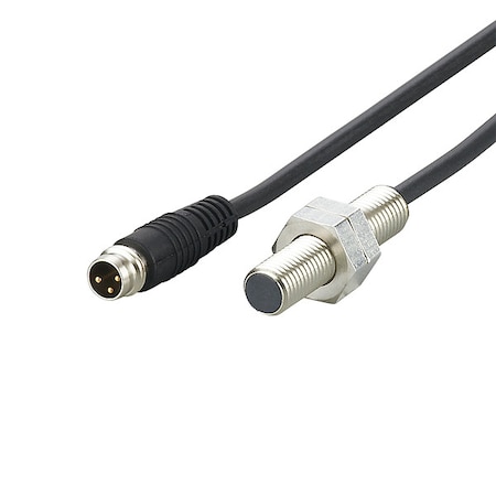 Cylindrical, Inductive Proximity Sensor, 8 mm Dia., Brass, 0.3 m, M8, 2, 3 Wires, Shielded MPN:IE5344