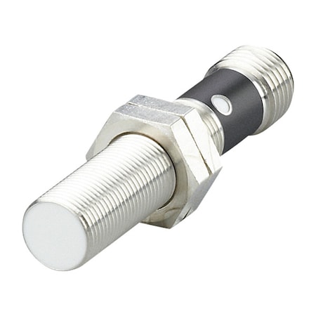 Cylindrical, Inductive Proximity Sensor, 12 mm Dia., Brass/PBT, 1/2 in Connector, 2 Wires, Shielded MPN:IF0311
