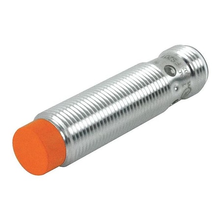 Cylindrical, Inductive Proximity Sensor, 12 mm Dia., Brass, M12, 2 Wires, Unshielded MPN:IFS201