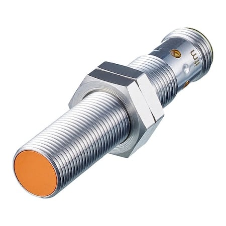 Cylindrical, Inductive Proximity Sensor, 12 mm Dia., Brass, M12, 3 Wires, Shielded MPN:IFS242