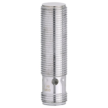 Cylindrical, Inductive Proximity Sensor, 12 mm Dia., Stainless Steel, M12, Wires, Shielded MPN:IFT203