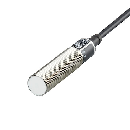 Cylindrical, Inductive Proximity Sensor, 18 mm Dia., PBT/Stainless Steel, 2 m, Bare Wire, 2 Wires, Shielded MPN:IG0328