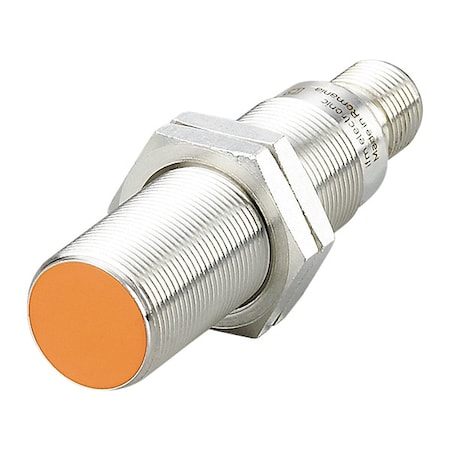 Cylindrical, Inductive Proximity Sensor, 18 mm Dia., Brass, M12, 3 Wires, Shielded MPN:IGS212
