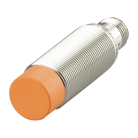 Cylindrical, Inductive Proximity Sensor, 18 mm Dia., Brass, M12, 3 Wires, Unshielded MPN:IGS243