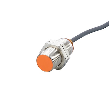 Cylindrical, Inductive Proximity Sensor, 18 mm Dia., Brass, 2 m, Bare Wire, 3 Wires, Shielded MPN:IGS250
