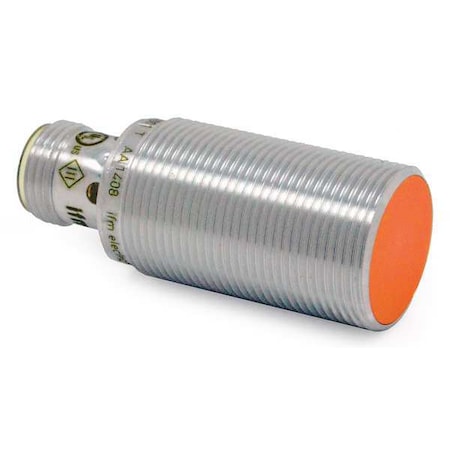 Cylindrical, Inductive Proximity Sensor, 18 mm Dia., Brass, M12, 3 Wires, Shielded MPN:IGS252