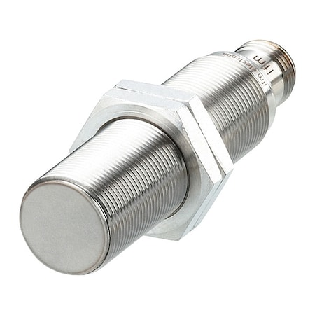 Cylindrical, Inductive Proximity Sensor, 18 mm Dia., Stainless Steel, M12, 3 Wires, Shielded MPN:IGT248
