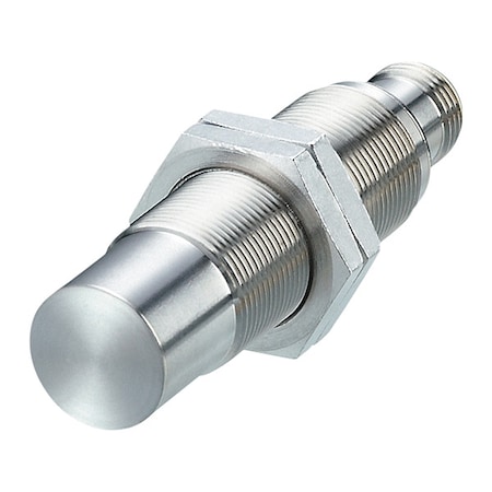 Cylindrical, Inductive Proximity Sensor, 18 mm Dia., Stainless Steel, M12, 3 Wires, Unshielded MPN:IGT250