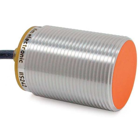 Cylindrical, Inductive Proximity Sensor, 30 mm Dia., Brass, 2 m, Bare Wire, 3 Wires, Shielded MPN:IIS244