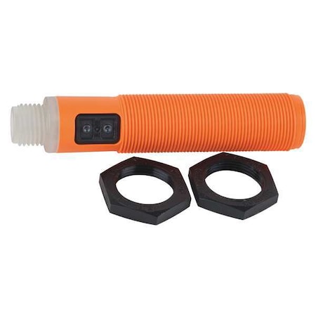Capacitive, Cylindrical Proximity Sensor, 18 mm Dia., PBT, 1/2 in Connector, 2 Wires, Unshielded MPN:KG0016
