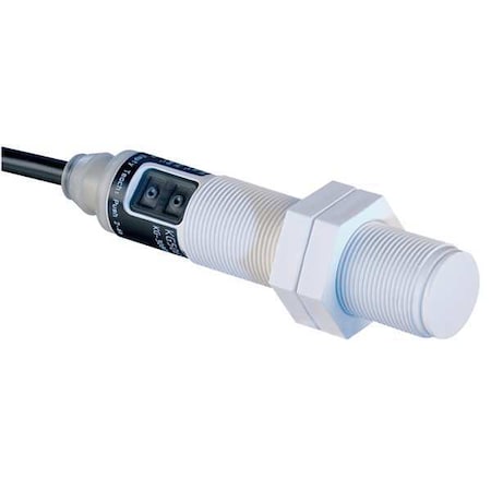 Capacitive, Cylindrical Proximity Sensor, 18 mm Dia., Polyethylene, 2 m, Bare Wire, 3 Wires, Unshielded MPN:KG5069