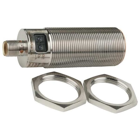 Capacitive, Cylindrical Proximity Sensor, 30 mm Dia., Stainless Steel, M12, 3 Wires, Shielded MPN:KI5084