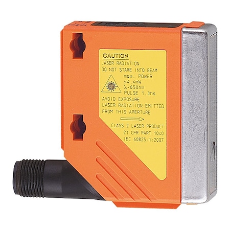 Photoelectric Sensor, M12, Right Angle, Rectangular, Selectable Light On/Dark On, PNP NO/NC MPN:O5D100