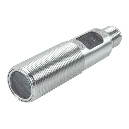 Diffuse Photoelectric Sensor, M12, Right Angle, Cylindrical, Selectable Light On/Dark On, PNP MPN:OGT500