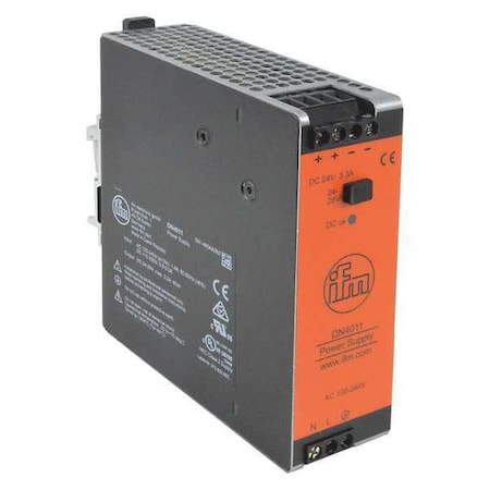 Power Supply, 100 to 240V AC, 24V DC, 120W, 5A, DIN Rail MPN:DN4012
