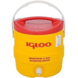 Igloo 431 - Beverage Cooler Insulated Yellow / Red 3 Gallons 431