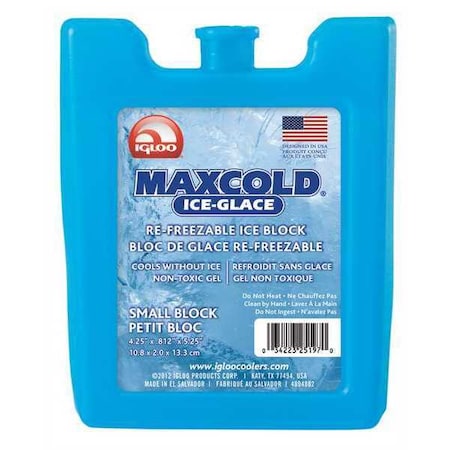 Reusable Ice Block, 5-1/4x3/4x4-1/4 in. MPN:25197