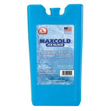 Reusable Ice Block, 7-7/8x15/16x4-1/4 in. MPN:25199