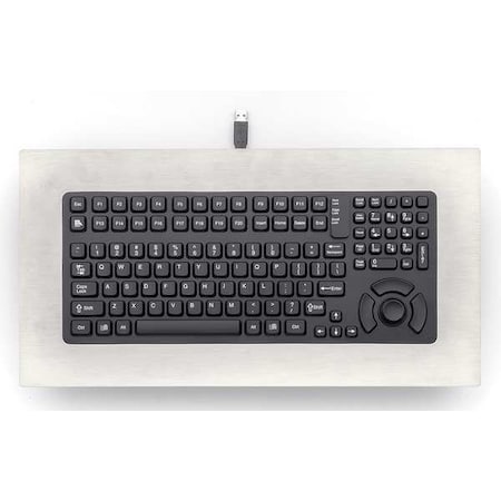 Keyboard, Stainless Steel Panel Mount, USB MPN:PM-5K-FSR-USB