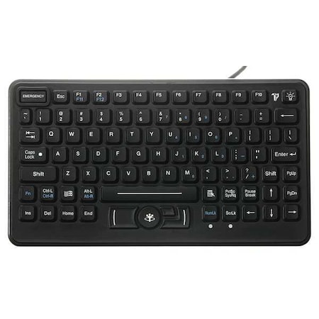 Keyboard, Fully Sealed Rugged, Black MPN:SL-86-911-FSR-USB