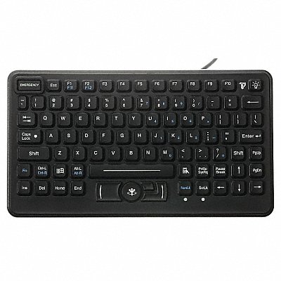 Keyboard Fully Sealed Rugged Black MPN:SL-86-911-FSR-USB