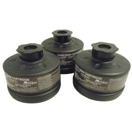 Cartridge, Olive, Threaded, Sentinel XL™ Powered Air Purifying Respirator (PAPR) MPN:S-2016