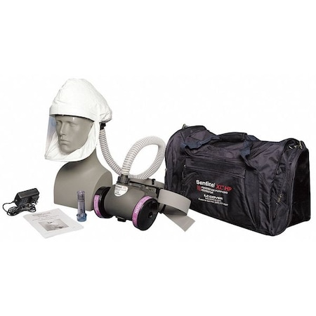 PAPR System, Sentinel XL, Hood, Belt-Mount, Integrated Elastic Strap, XL MPN:S-3000-01