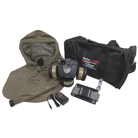 PAPR System, Sentinel XL CBRN, Hood, Belt-Mount, Integrated Elastic Strap, Universal MPN:S-5000-01