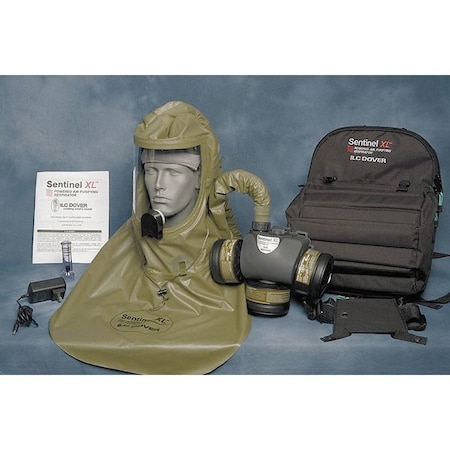 PAPR System, Sentinel XL CBRN, Hood, Belt-Mount, Integrated Elastic Strap, XL MPN:S-5000-02
