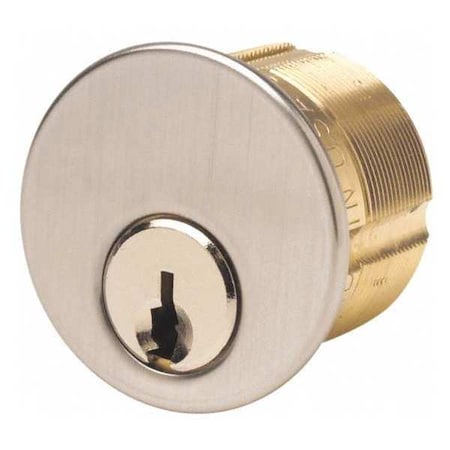 Mortise Cylinder 1-1/8 Inch Satin Chrome MPN:7185SC1-26D-KA 42642