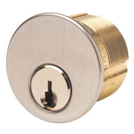 Mortise Cylinder 1-1/8 Inch Satin Chrome MPN:7185SC1-26D-KD