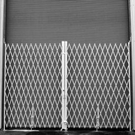 PFG2085 Double Folding Gate 18'W to 20'W and 8'H In Use 8'6