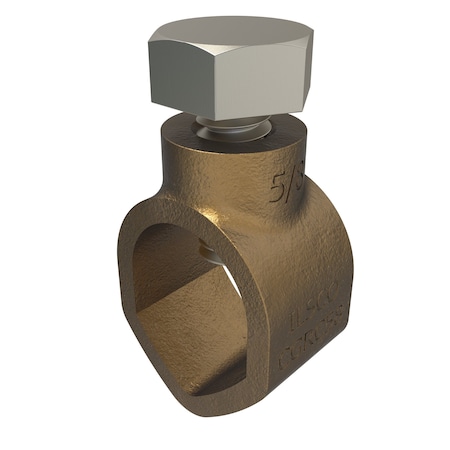 Permaground Bronze Ground Rod Clamp, PK5 MPN:CGRC-58-EC