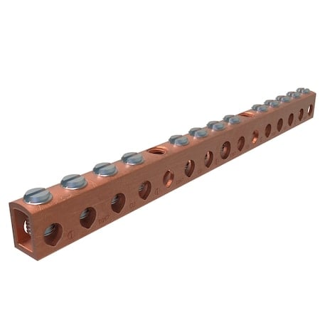 Copper Neutral Bar Connector, Conductor MPN:D167-12-EC