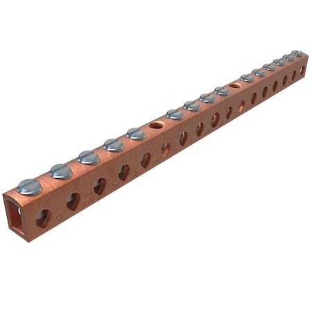 Copper Neutral Bar Connector, Conductor MPN:D167-14-EC