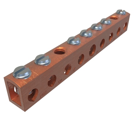 Copper Neutral Bar Connector, Conductor MPN:D167-6-EC