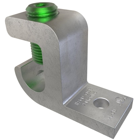 Aluminum Lay-in Ground Lug, Dual Rated, MPN:GBL-250-EC