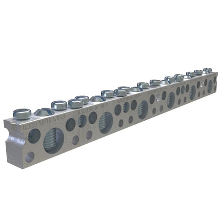 Copper Neutral Bar Connector, Conductor MPN:NBCE-0615-2-EC