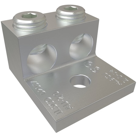 Aluminum Mechanical Lug, onductor, PK4 MPN:AU-2/0-EC