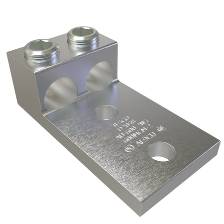Aluminum Mechanical Lug, onductor 600-2 MPN:AU-600-2NS-EC