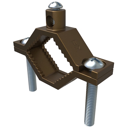 Permaground Brass Ground Clamp, Conducto MPN:BGC-2-EC
