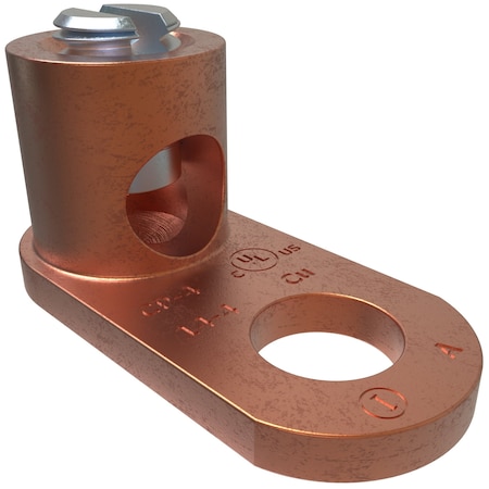 One-Hole Compression Lug, Copper, 6 PK MPN:CP-4-EC