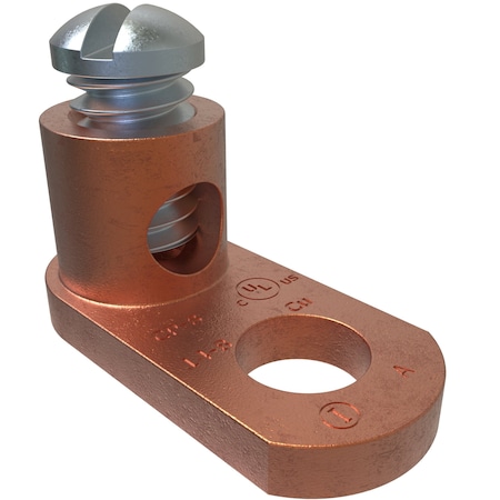 One-Hole Compression Lug, Copper, 6 PK MPN:CP-8-EC
